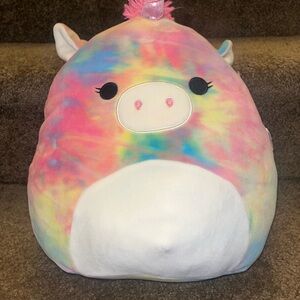 Squishmallows Tie-Dye Percy the Unicorn Plush